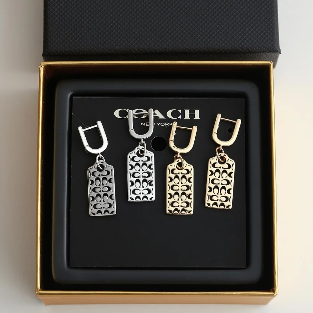 Coach Hang Tag Earrings - Picture 4 of 8